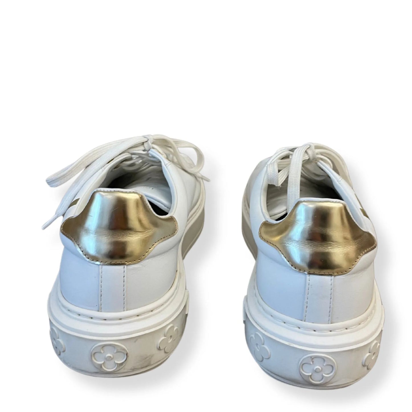 LOUIS VUITTON WHITE TIME OUT SNEAKERS