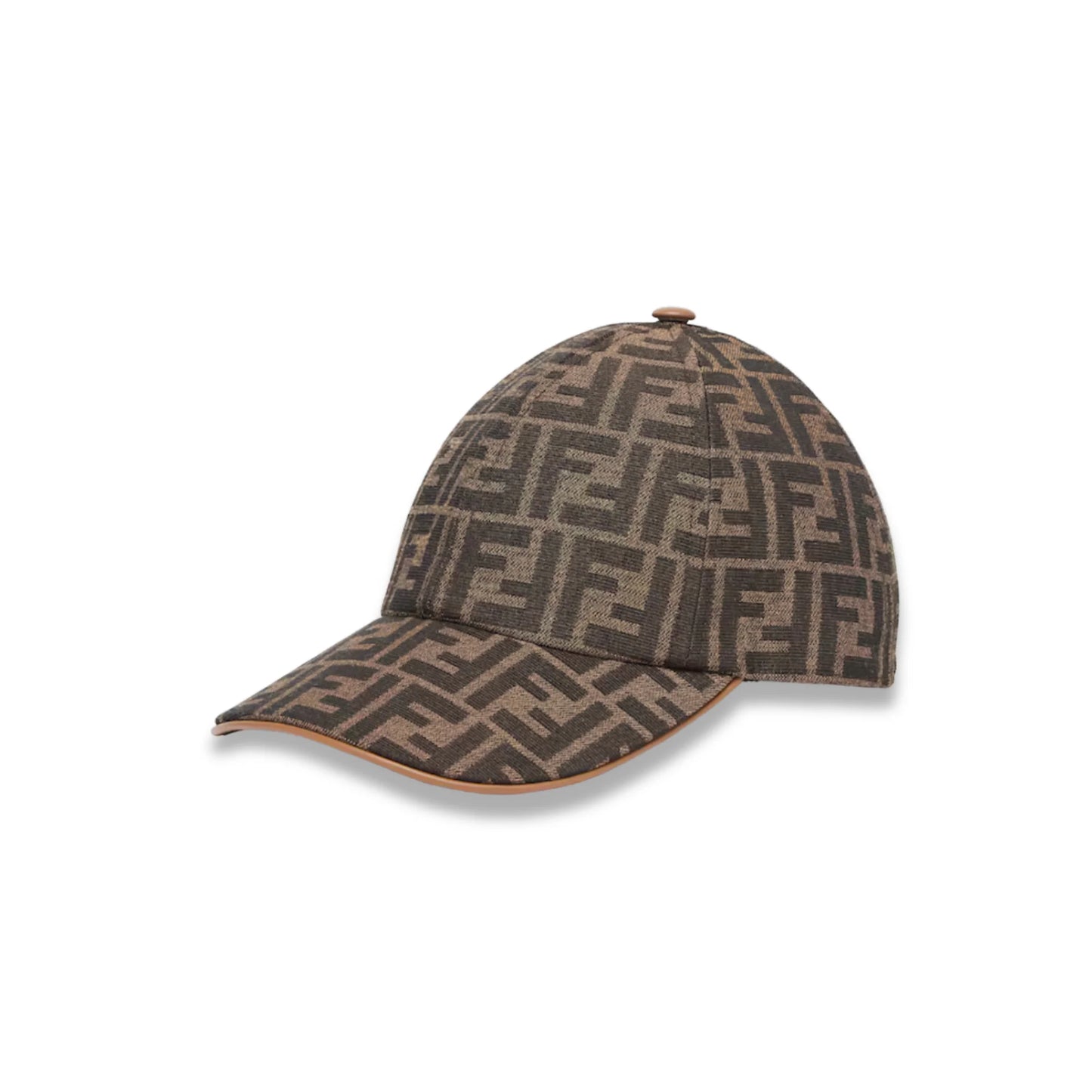 Gorra de béisbol marrón Fendi