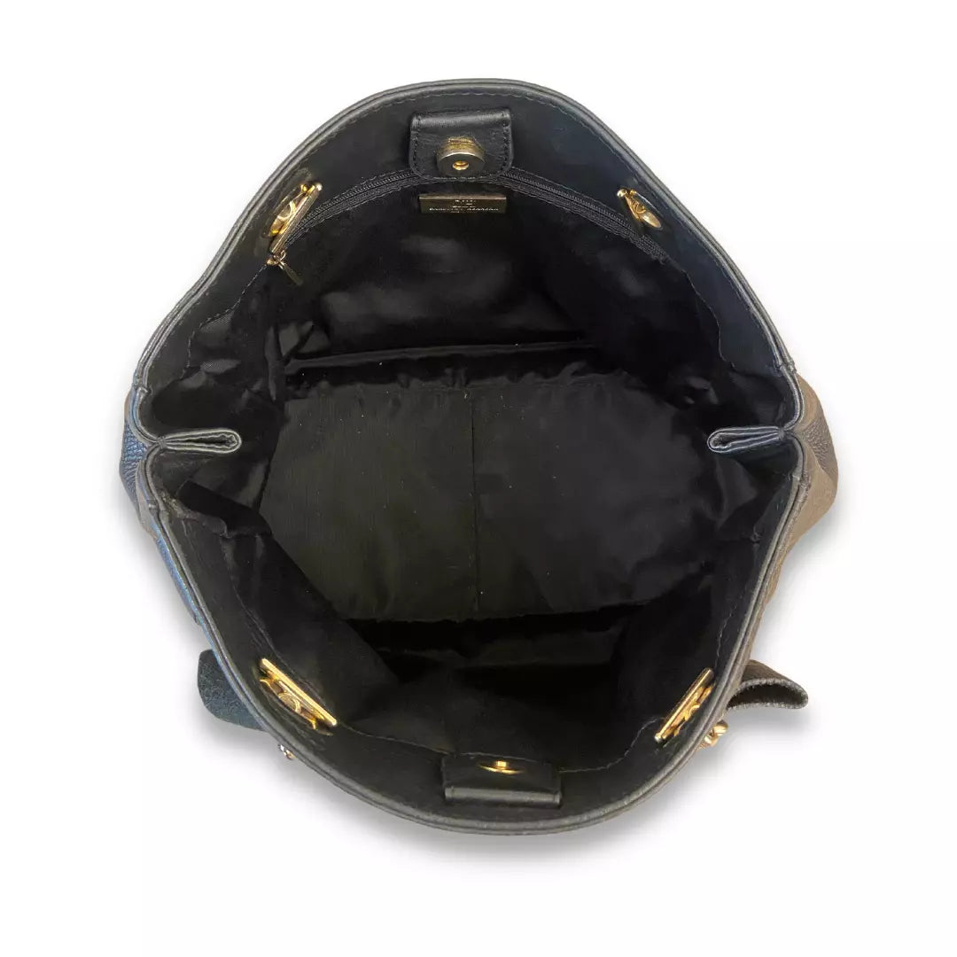 CH Carolina Herrera Monogram Leather Audrey Bag