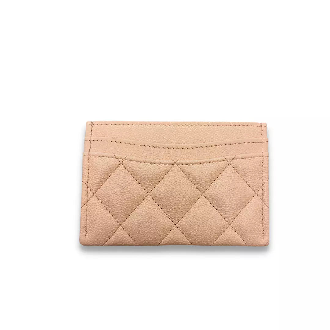 CHANEL PINK CLASSIC CARD HOLDER