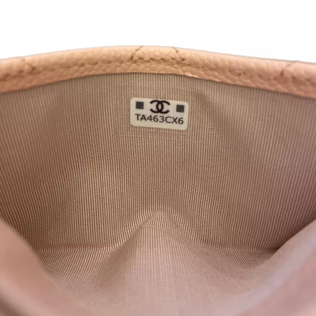 CHANEL PINK CLASSIC CARD HOLDER