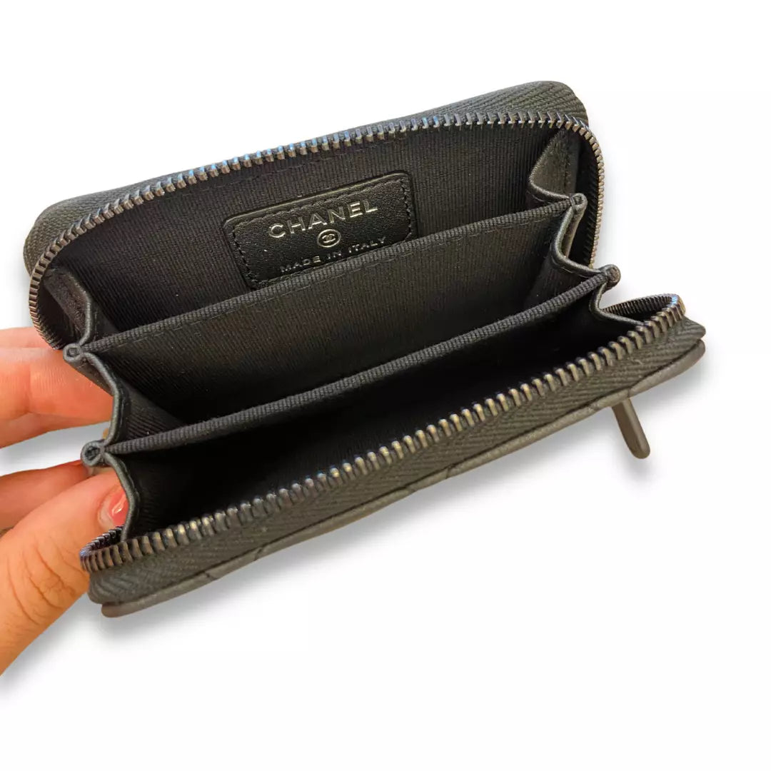 CHANEL BLACK CARD HOLDER SO BLACK LIMITED EDITION
