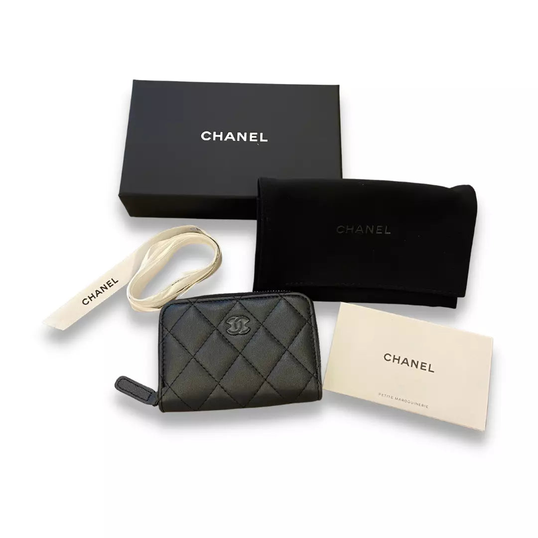 CHANEL BLACK CARD HOLDER SO BLACK LIMITED EDITION