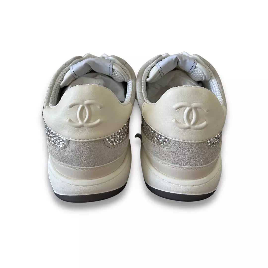 CHANEL CRYSTALS CC SNEAKER