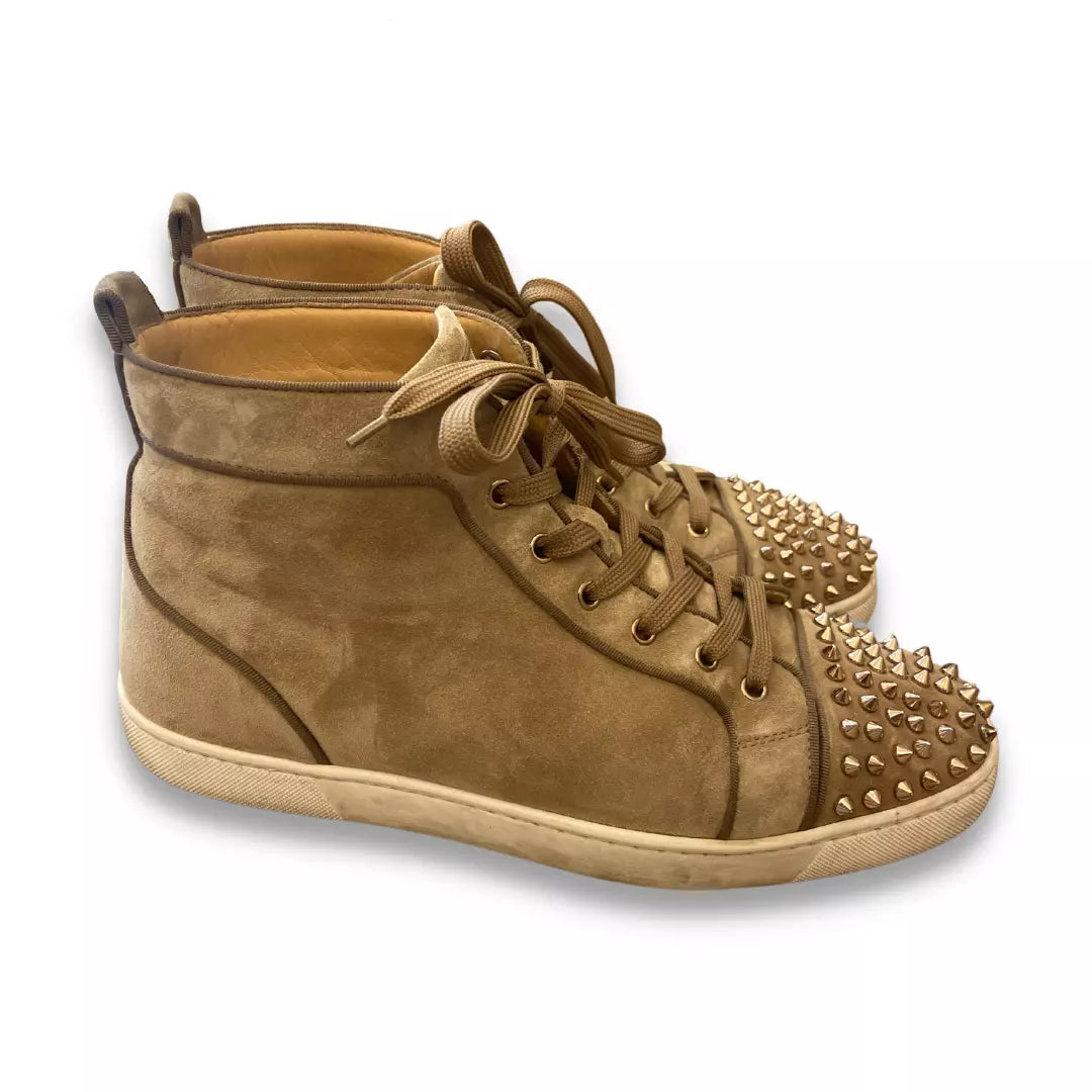 CHRISTIAN LOUBOUTIN BEIGE LOUIS SNEAKER