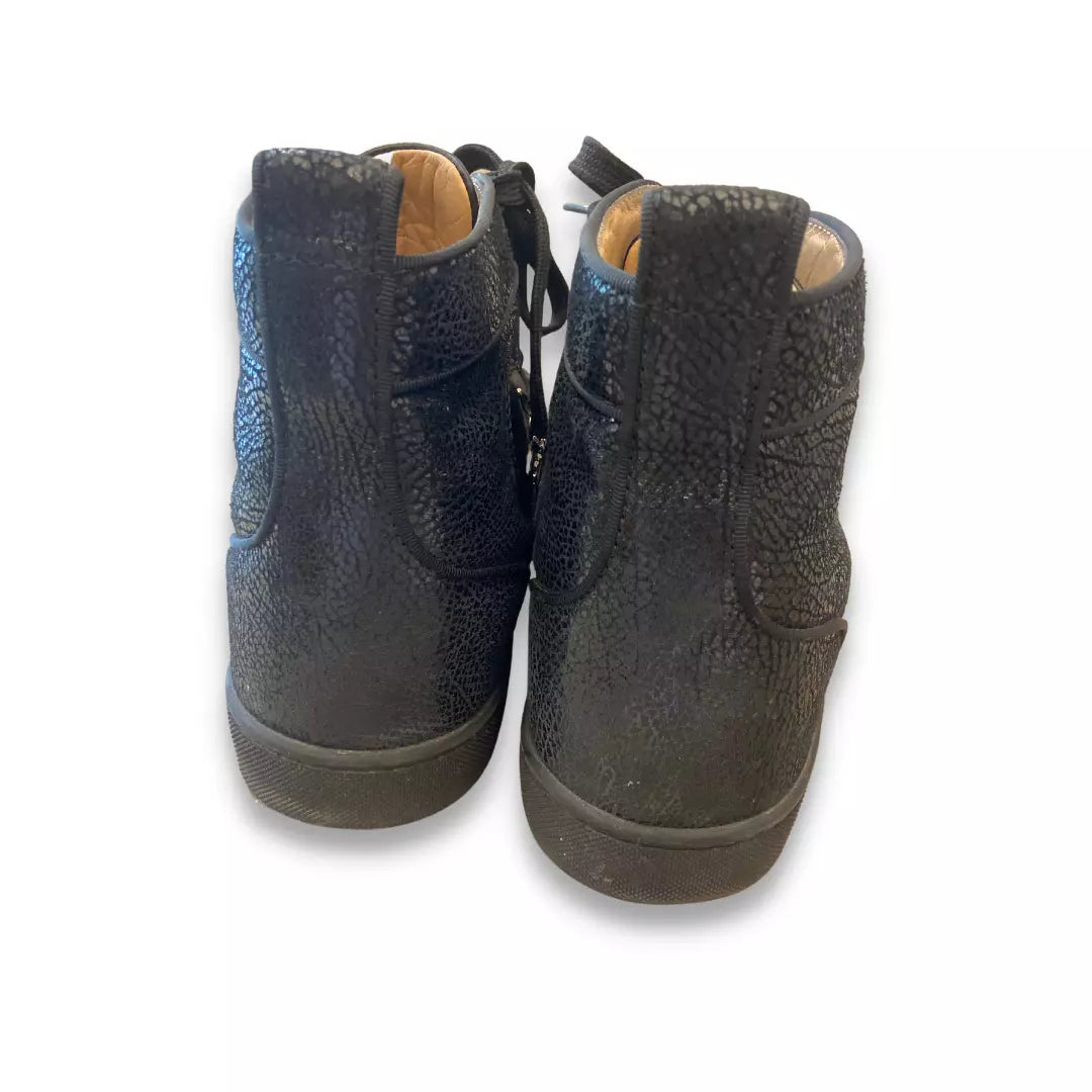 CHRISTIAN LOUBOUTIN BLACK LOUIS SNEAKER