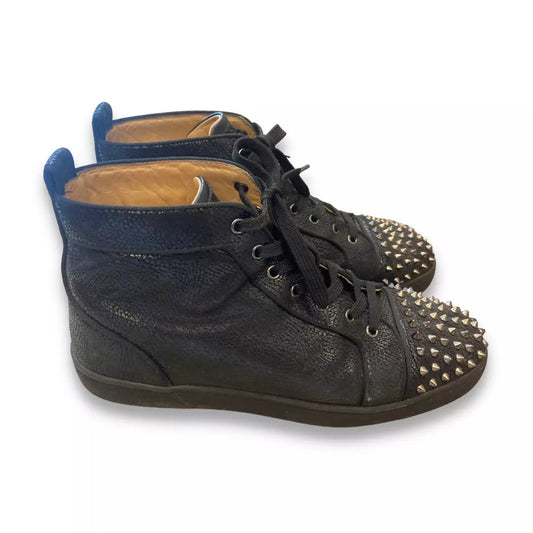 CHRISTIAN LOUBOUTIN BLACK LOUIS SNEAKER