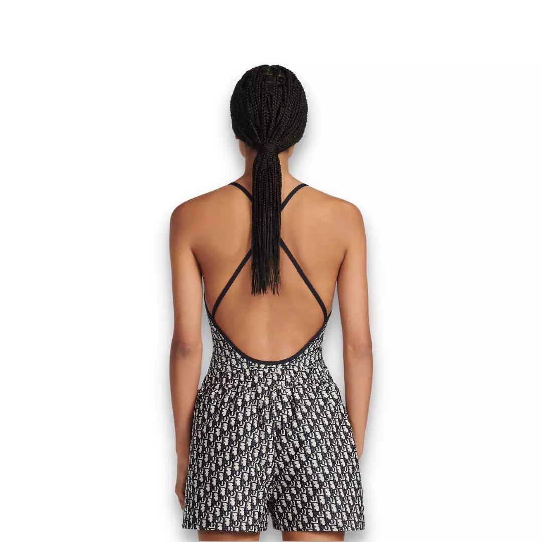DIOR BLUE OBLIQUE SWIMSUIT