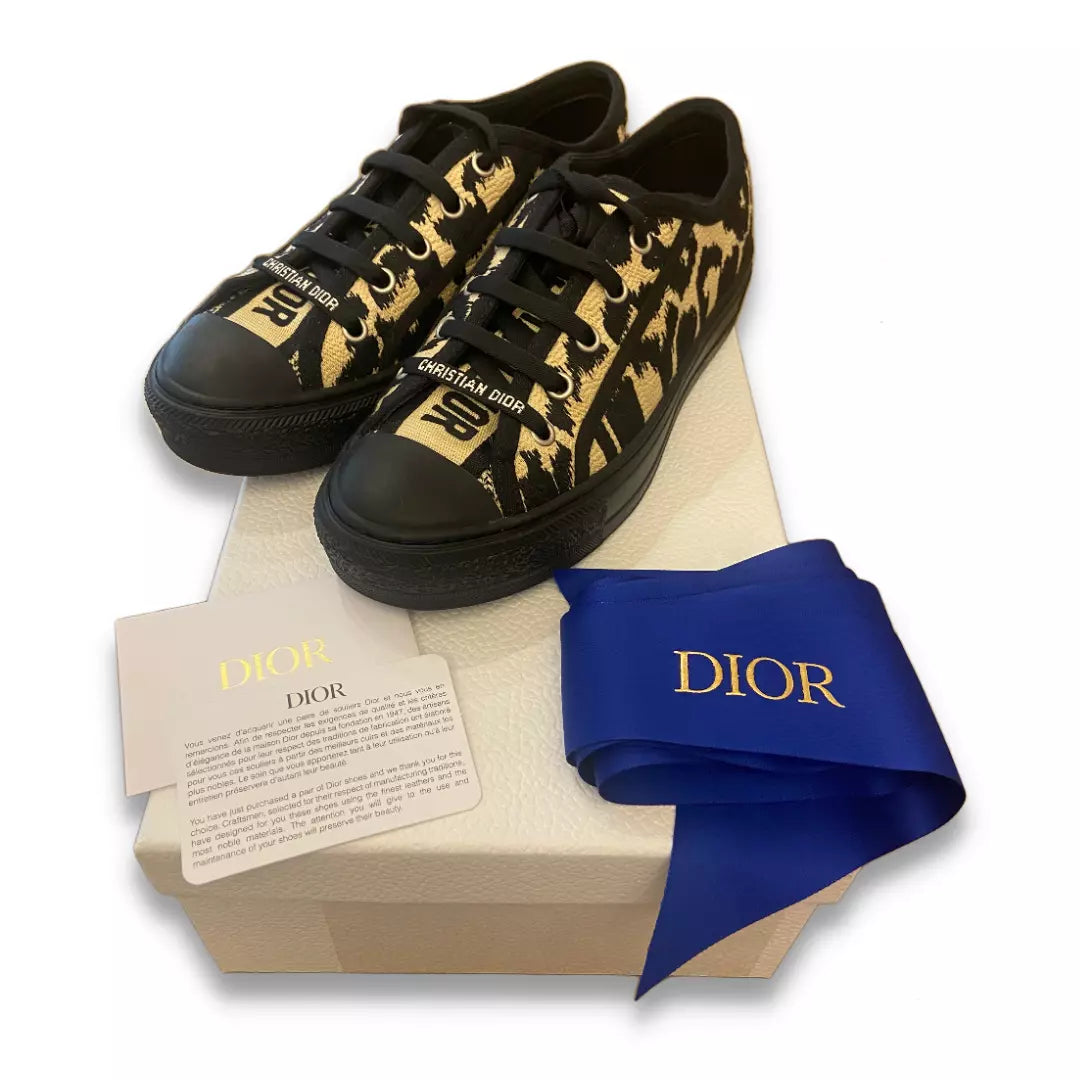 DIOR ANIMAL PRINT SNEAKERS