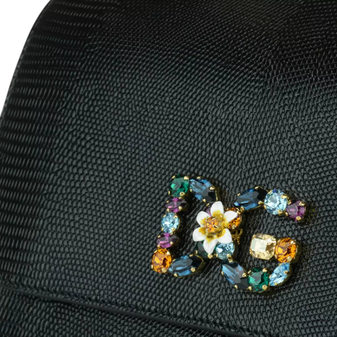 Dolce & Gabbana Black Crystal Sicily Bag