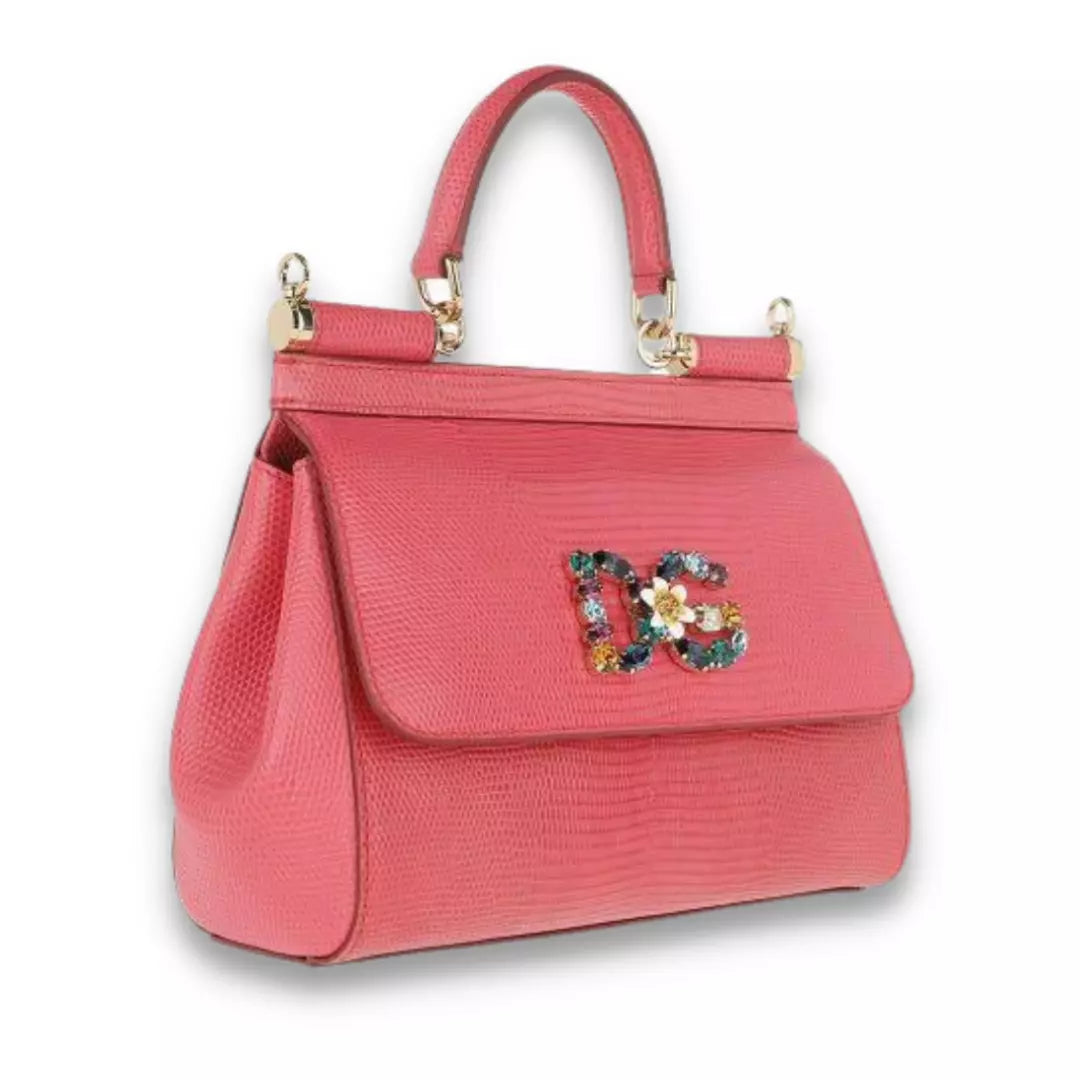 Dolce & Gabbana Fucsia Crystal Sicily Bag