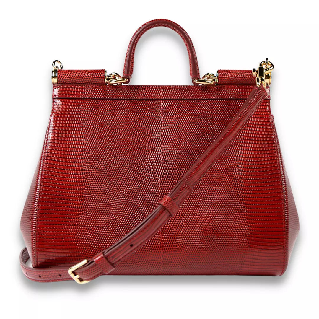 BOLSO SICILY DE CRISTAL ROJO DE DOLCE & GABBANA
