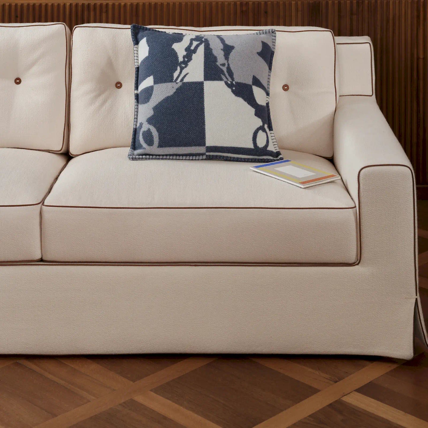 HERMÈS ARDOISE BRIDES DE GALA CUSHION