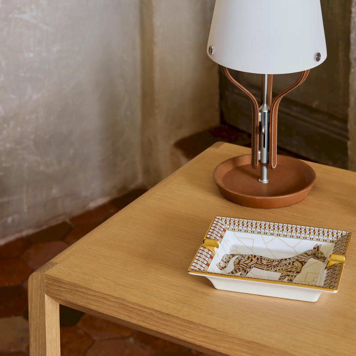 HERMÈS TERRACOTTA CHEVAL DÉCO ASHTRAY