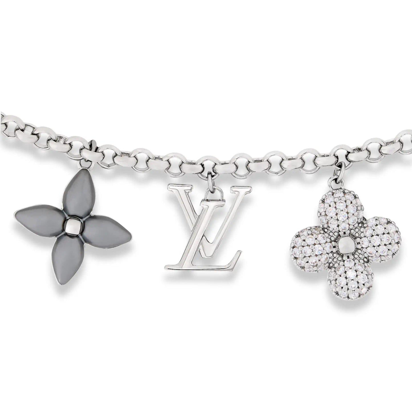 LOUIS VUITTON SILVER SPRING STREET STRASS BAG CHARM