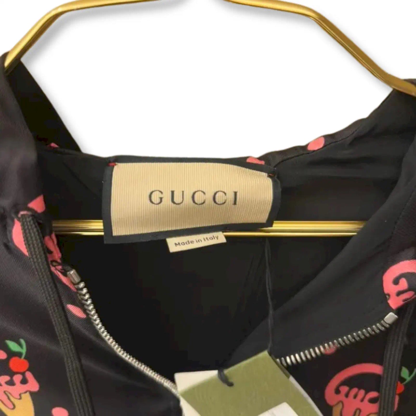 GUCCI ICE CREAM PRINT CROPPED JACKET