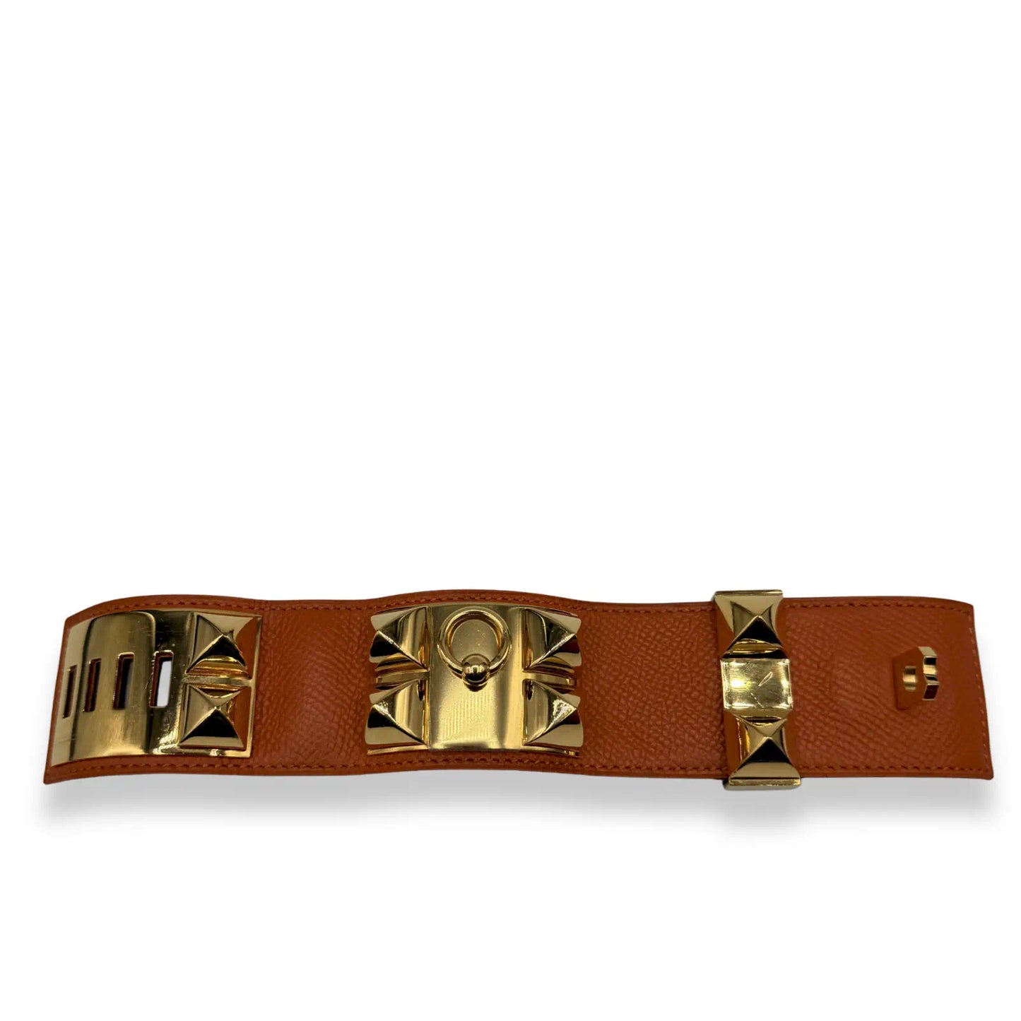 HERMÈS ORANGE COLLIER DE CHIEN BRACELET