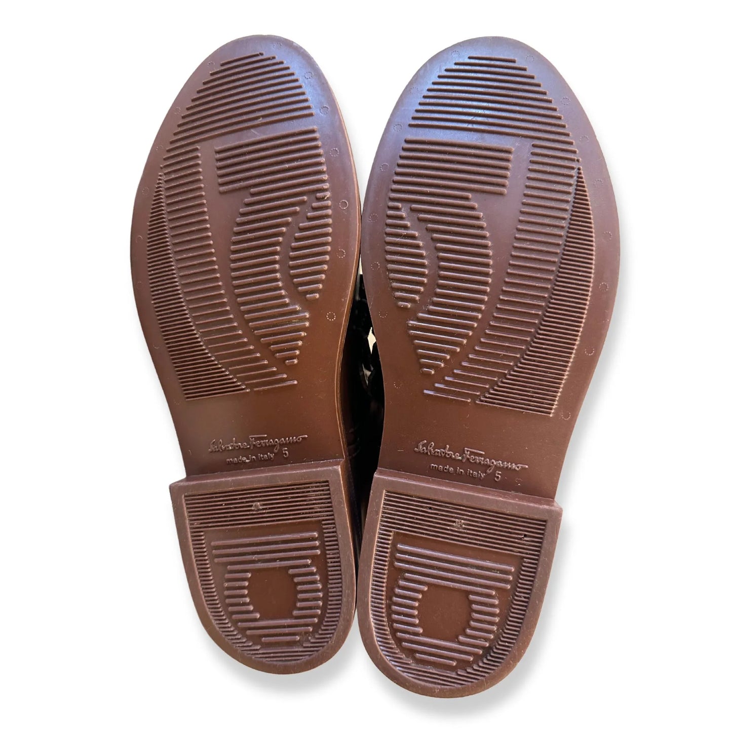 SALVATORE FERRAGAMO BROWN BOOTS