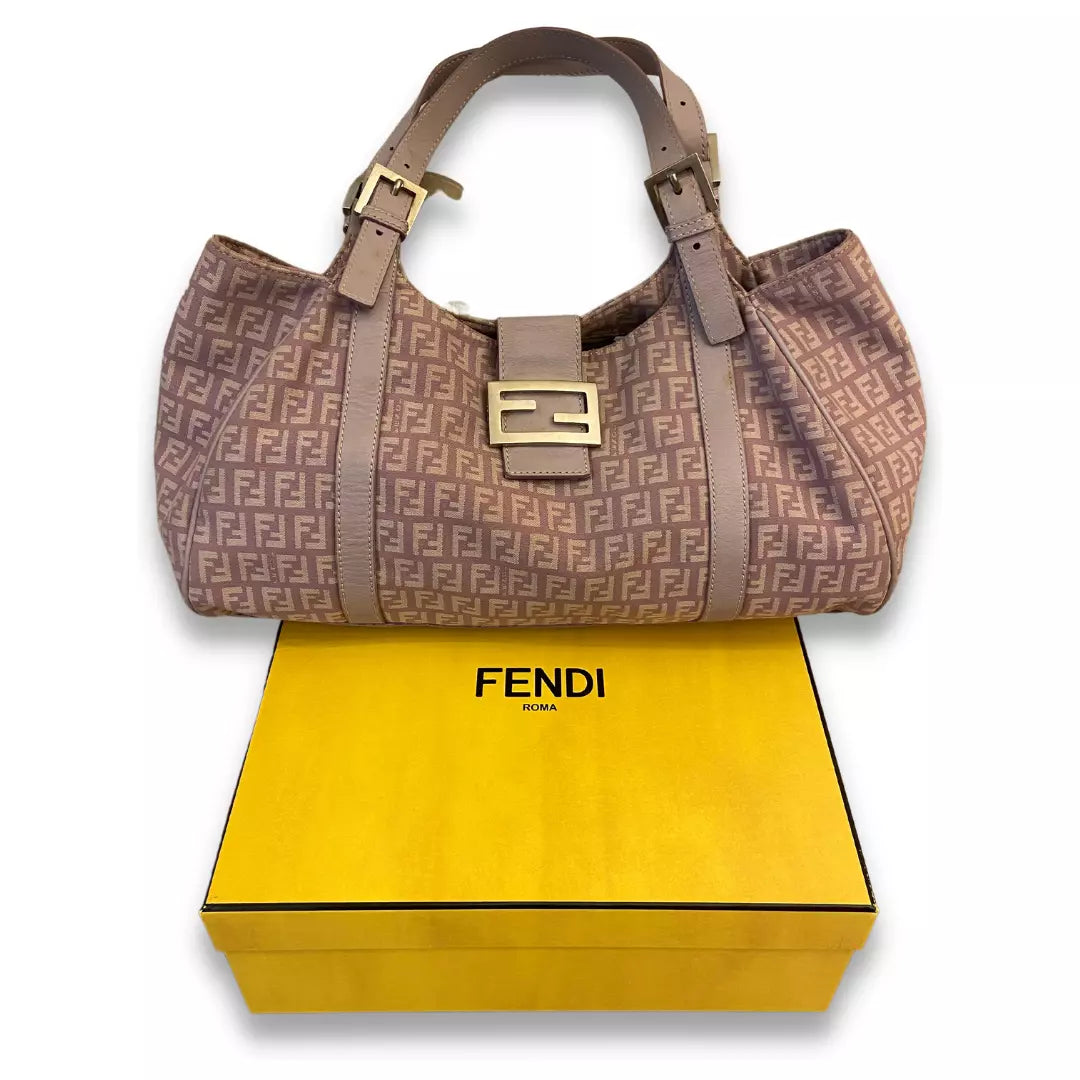 Fendi Pink Fabric Bag