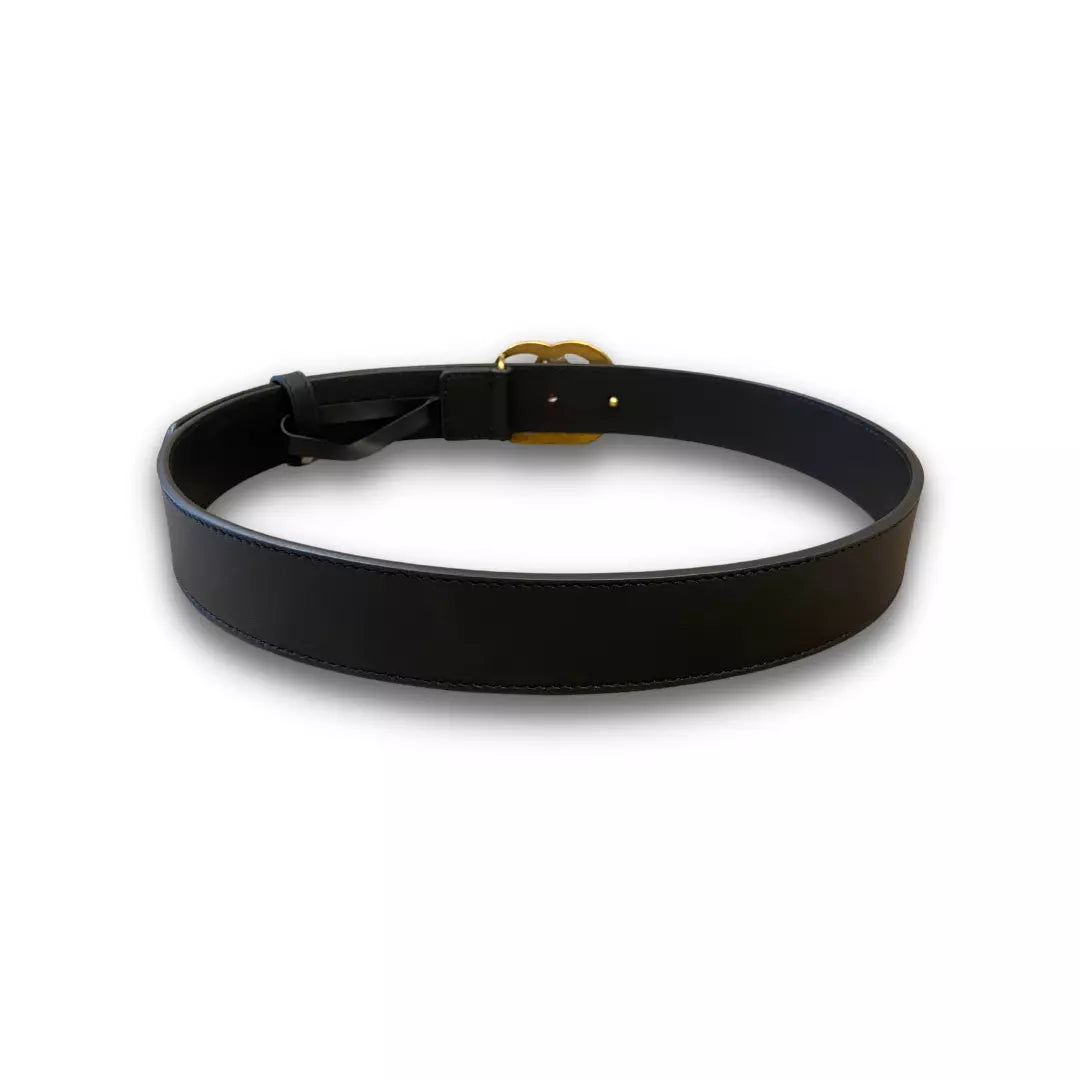 GUCCI DOUBLE G BROWN BELT