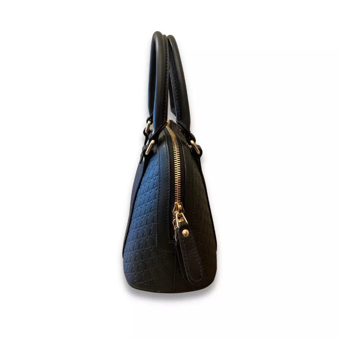 GUCCI BLACK MICROGUCCISIMO BAG