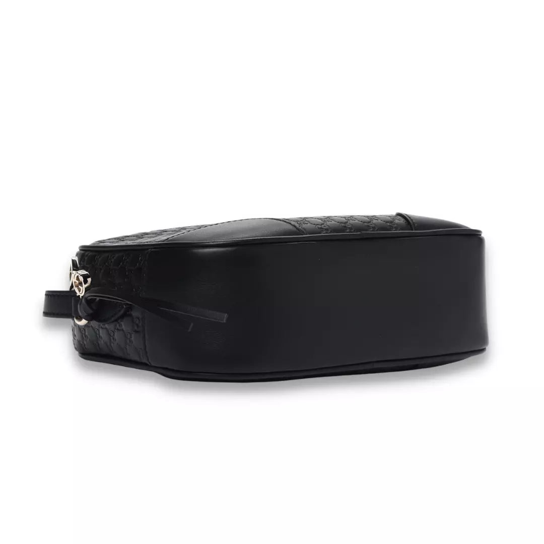 BOLSO DE MENSAJERO GUCCI MINI BREE MICROGUCCISIMA NEGRO