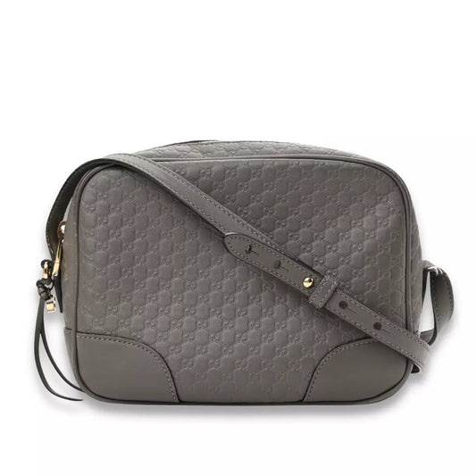 BOLSO DE MENSAJERO GUCCI MINI BREE MICROGUCCISIMA GRIS