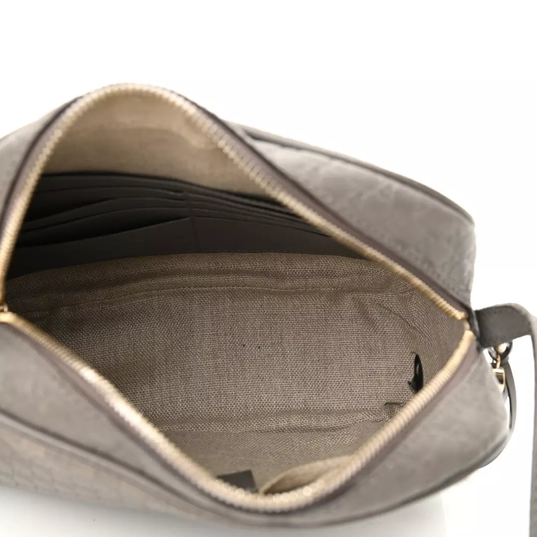 Gucci Grey Microguccissima Mini Bree Messenger Bag