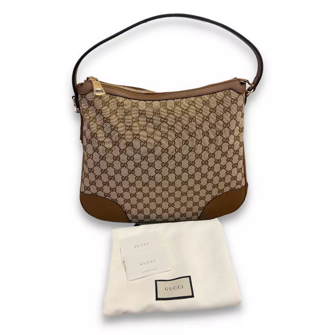 GUCCI MONOGRAM CANVAS BAG