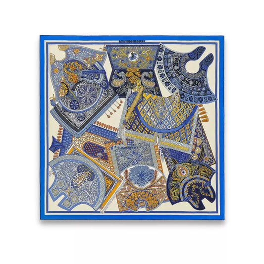 HERMÈS TAPIS DE SELLE SILK CARRÉ