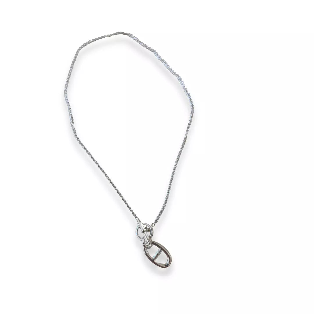 HERMÈS SILVER 925 CHAINE D'ANCRE NECKLACE