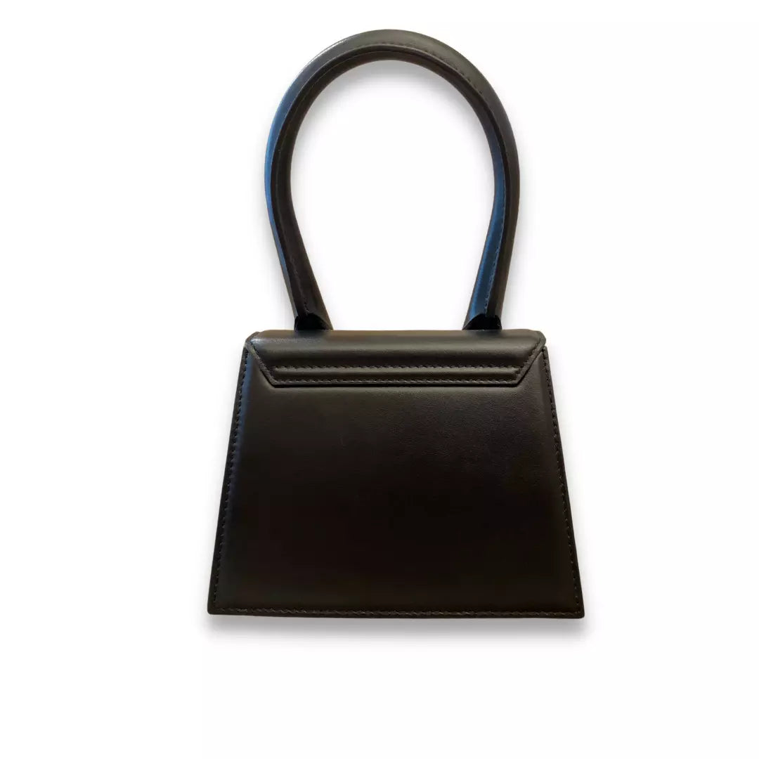 Jacquemus Black Leather Le Chiquito Moyen Bag