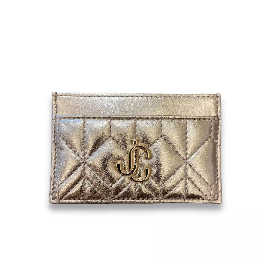 JIMMY CHOO GOLD CARD HOLDER
