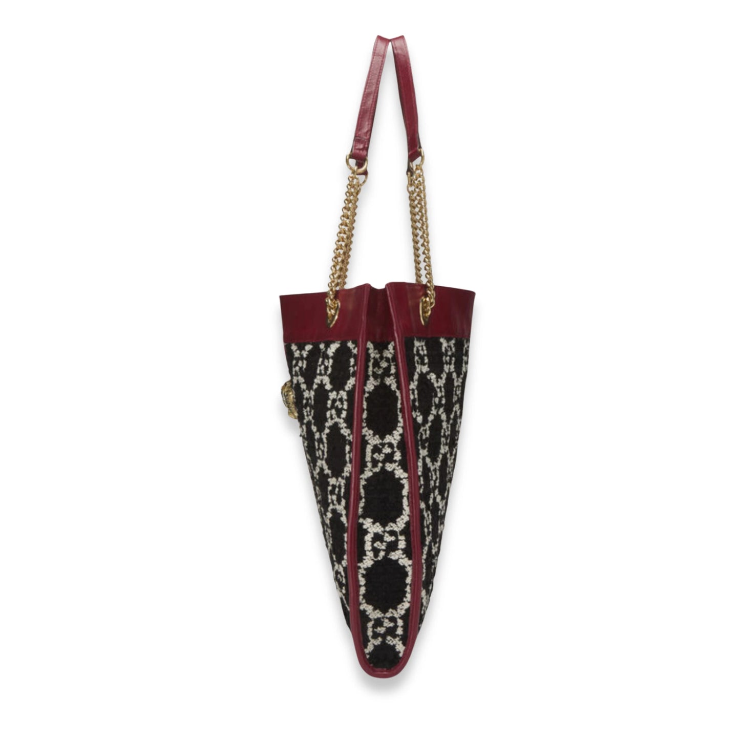 GUCCI MULTICOLOR TWEED RAJAH TOTE LARGE BAG