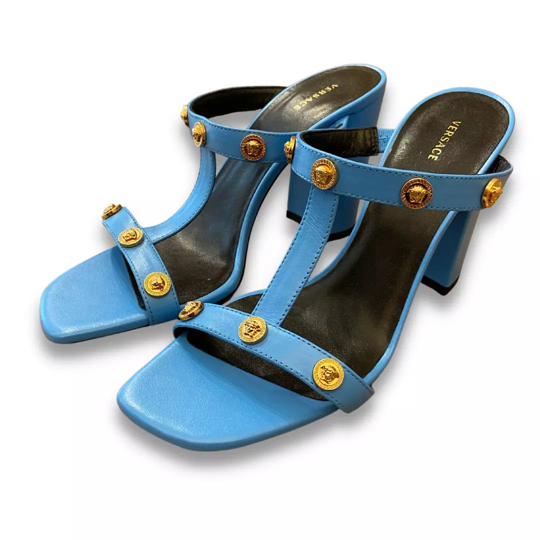 Versace on sale blue sandals