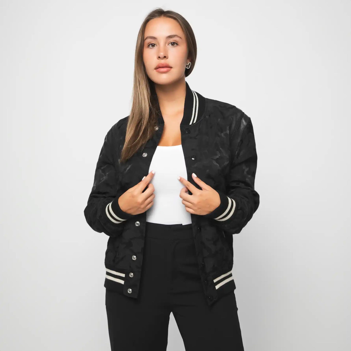 Yves Saint Laurent BLUE BOMBER JACKET