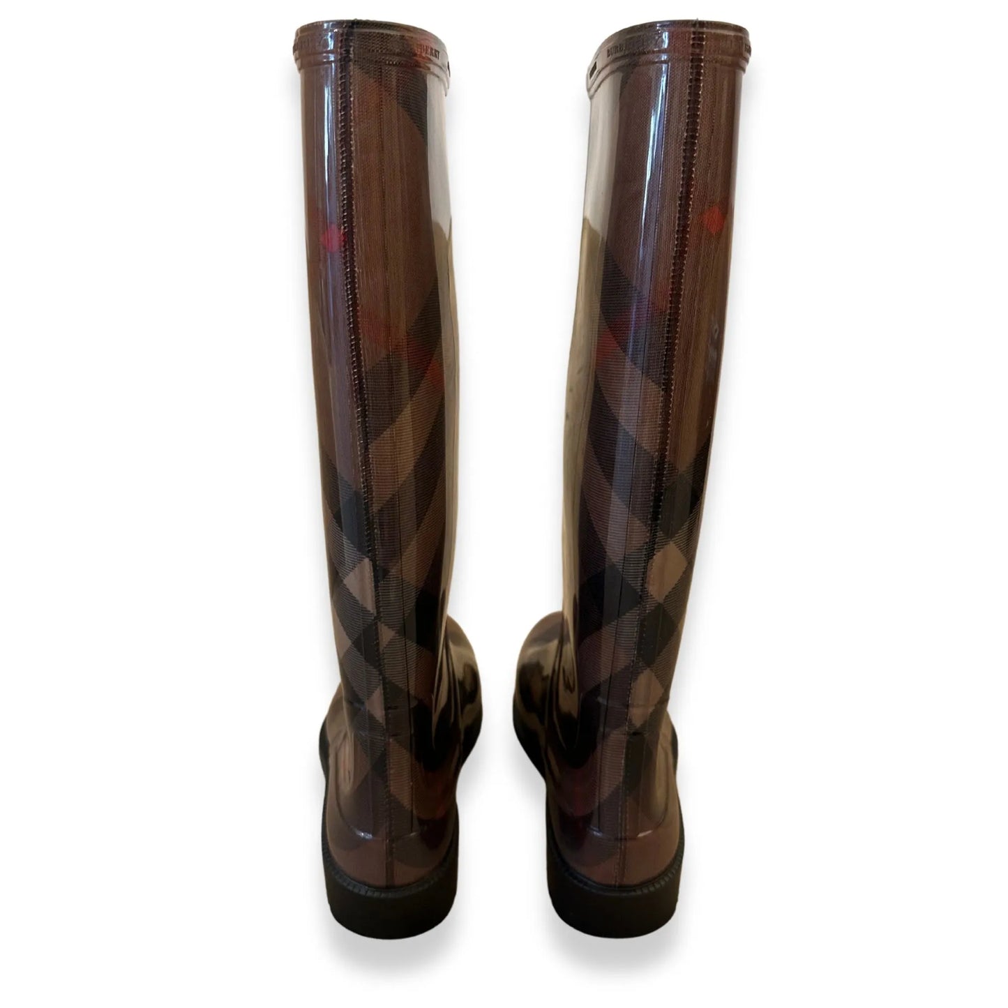 BURBERRY HAYMARKET RAIN BOOTS CLASSIC