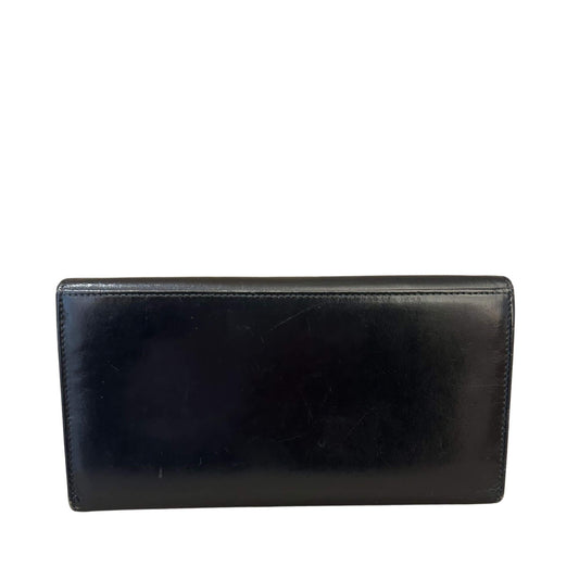 BURBERRY BLACK LEATHER WALLET