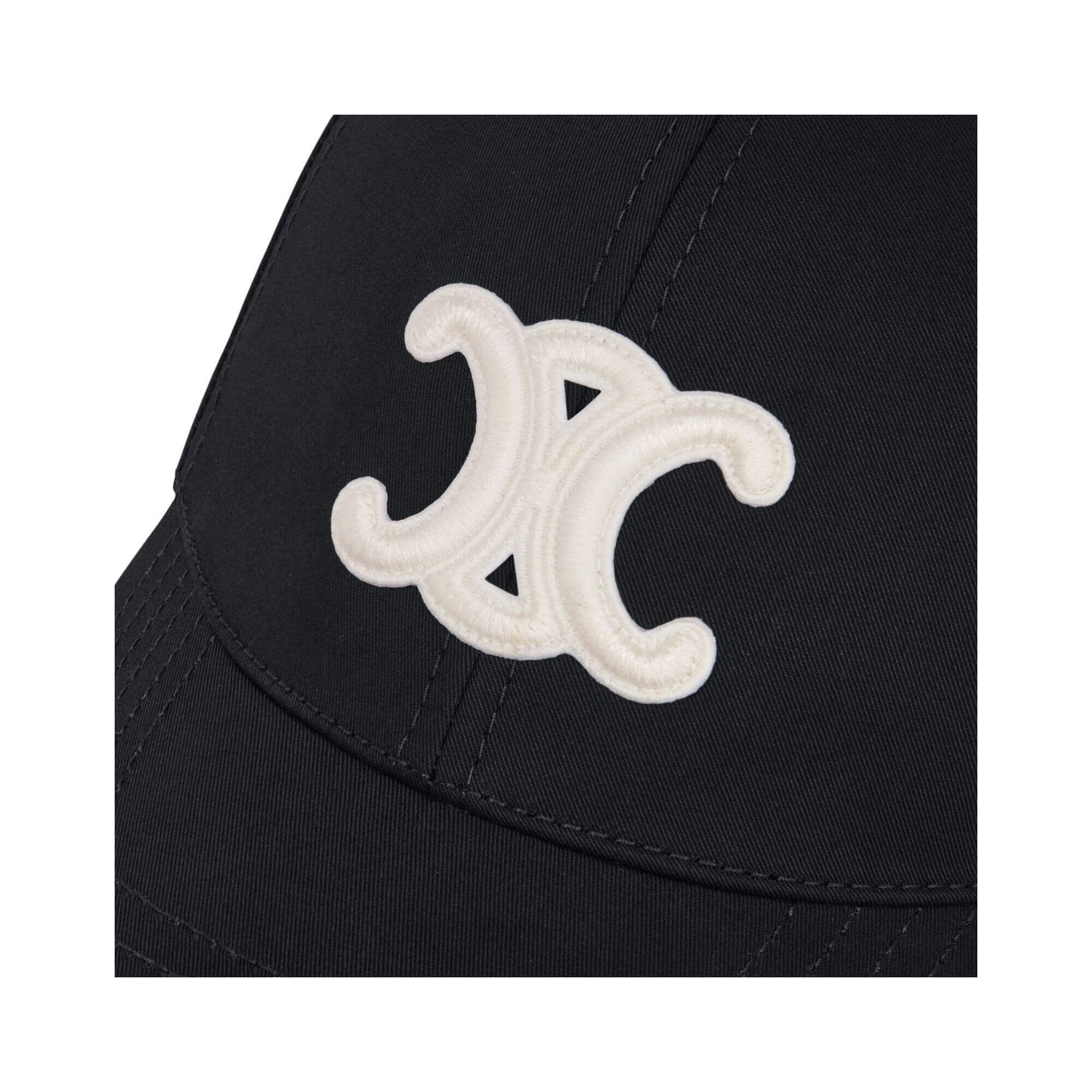 GORRA DE BÉISBOL CELINE TRIOMPHE DE ALGODÓN NEGRO