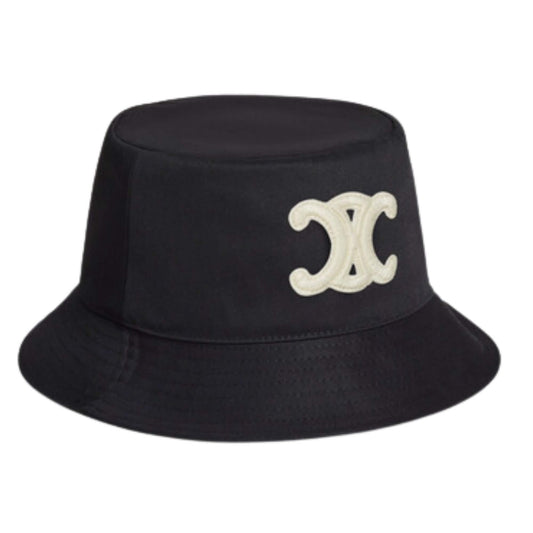 CELINE TRIOMPHE BOB IN COTTON GABARDINE BLACK