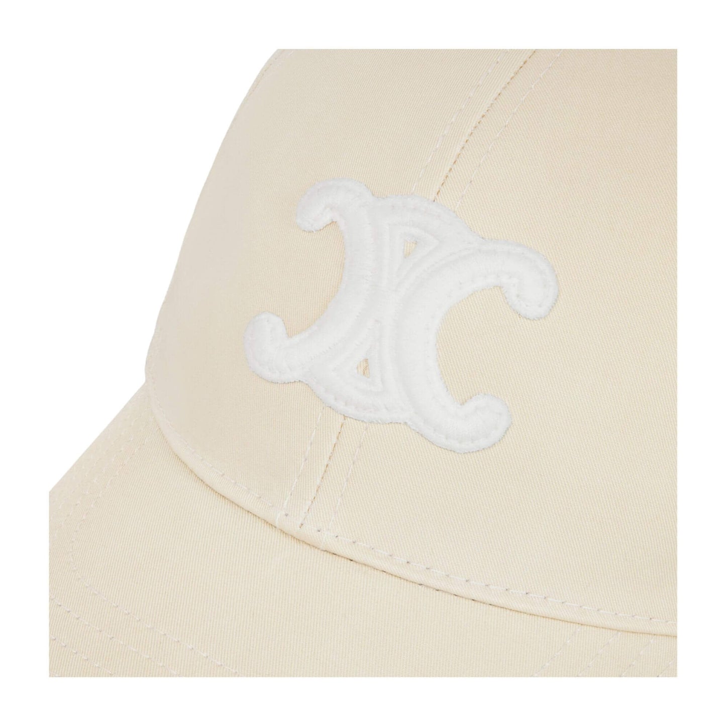 GORRA DE BÉISBOL CELINE TRIOMPHE DE ALGODÓN VAINILLA