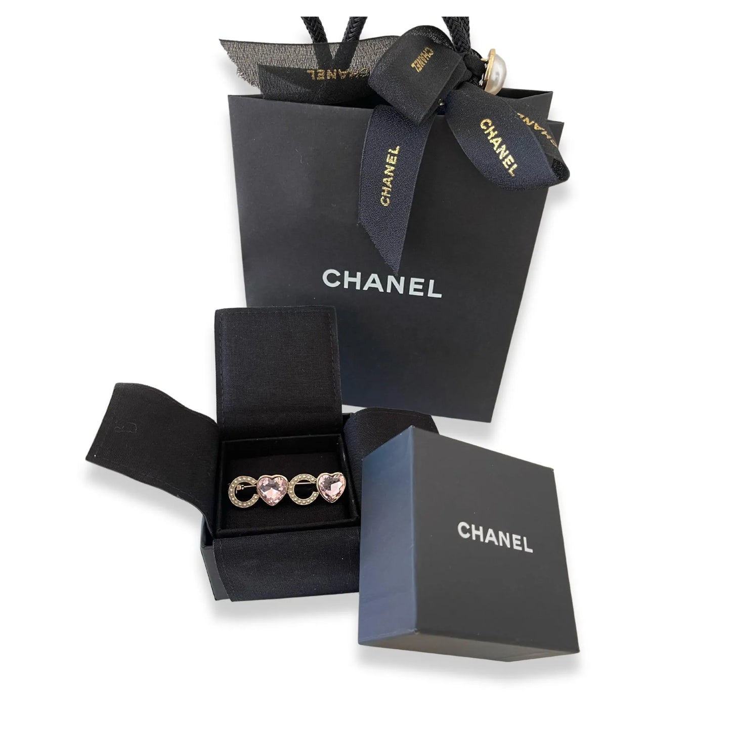 CHANEL CRYSTALS COCO BROOCH