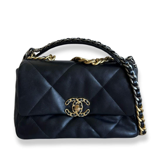 CHANEL 19 BLACK BAG