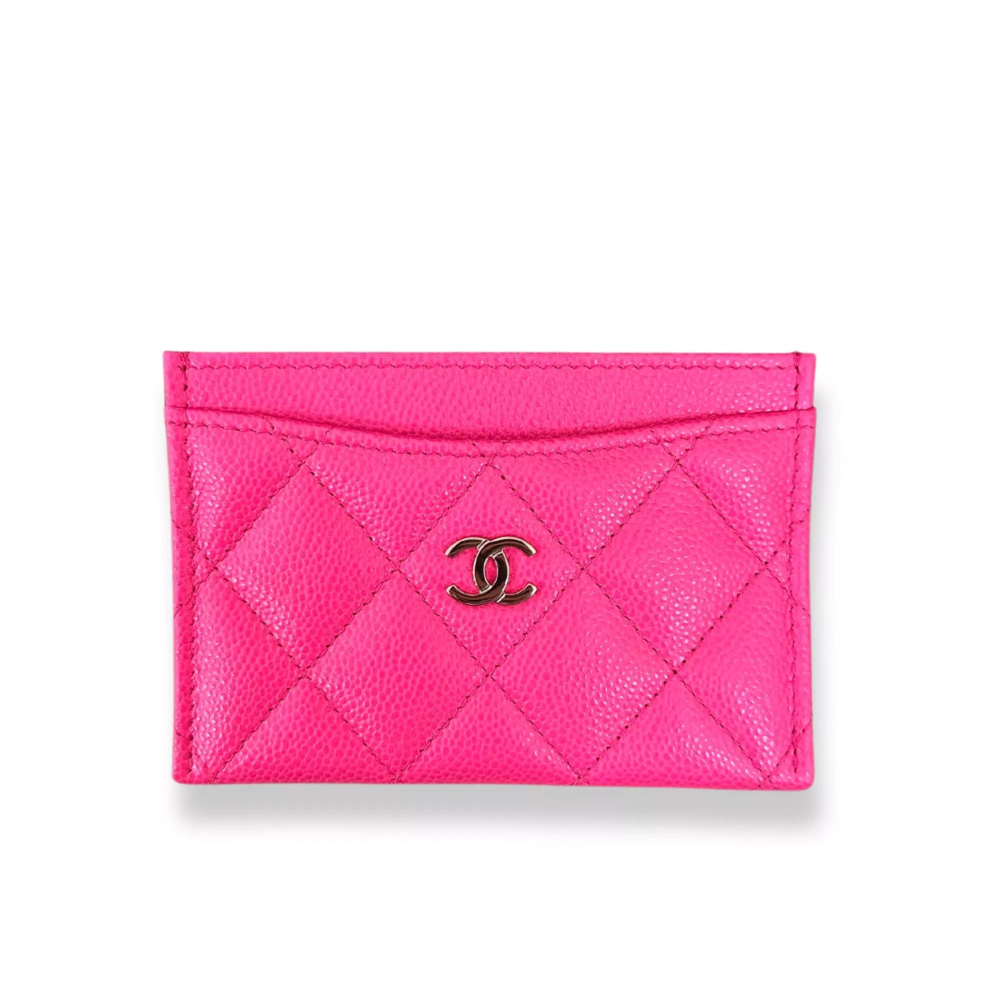CHANEL FUCHSIA CLASSIC CARD HOLDER
