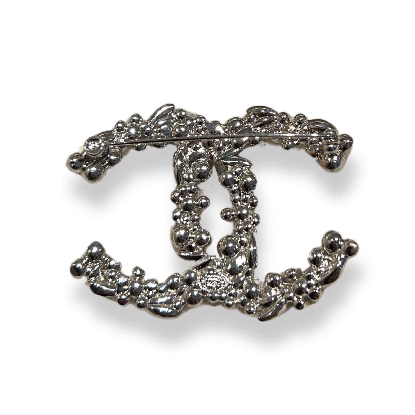 BROCHE CHANEL DE PLATA CC