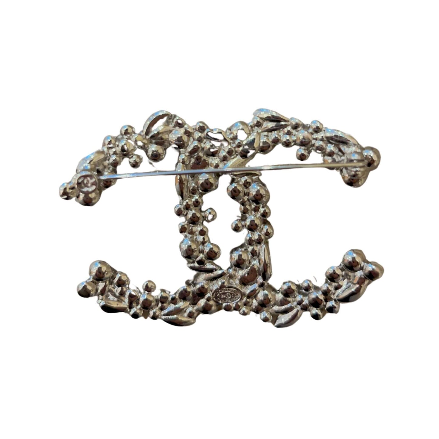 BROCHE CHANEL DE PLATA CC