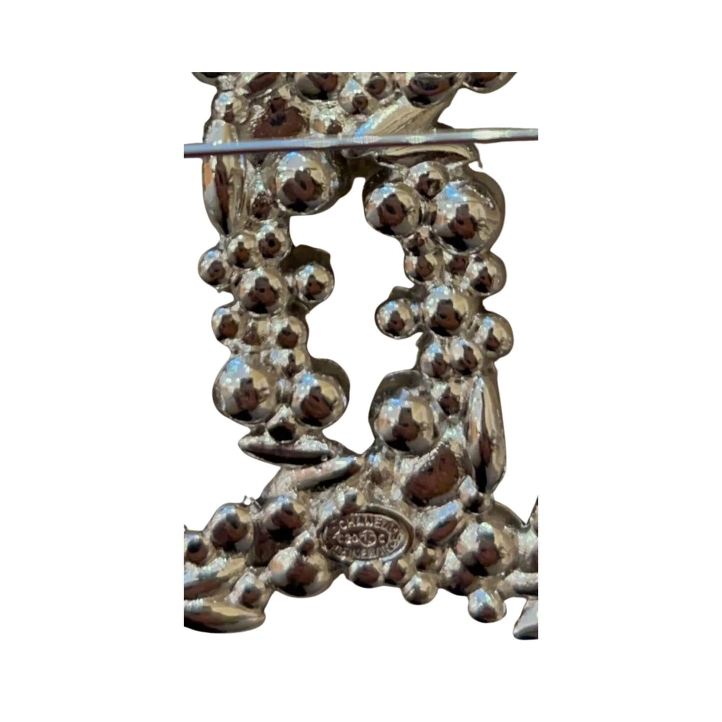 BROCHE CHANEL DE PLATA CC