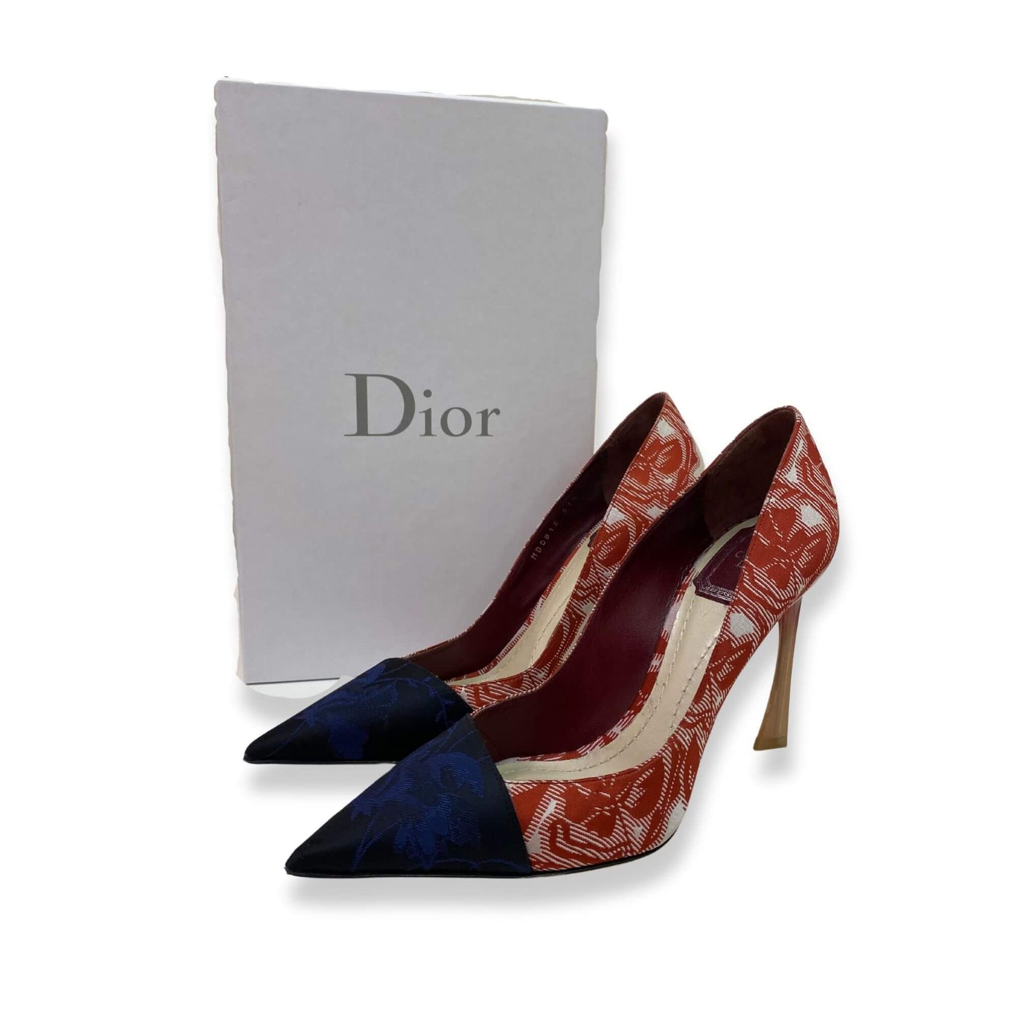 STILLETTOS DE LONA ROJA DE CHRISTIAN DIOR