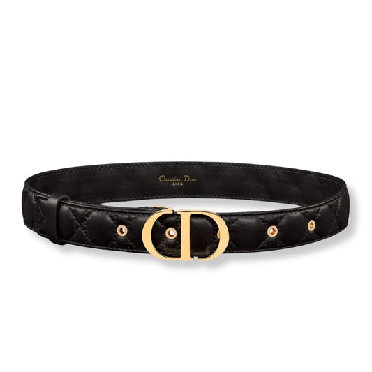 CINTURÓN DIOR NEGRO 30 MONTAIGNE