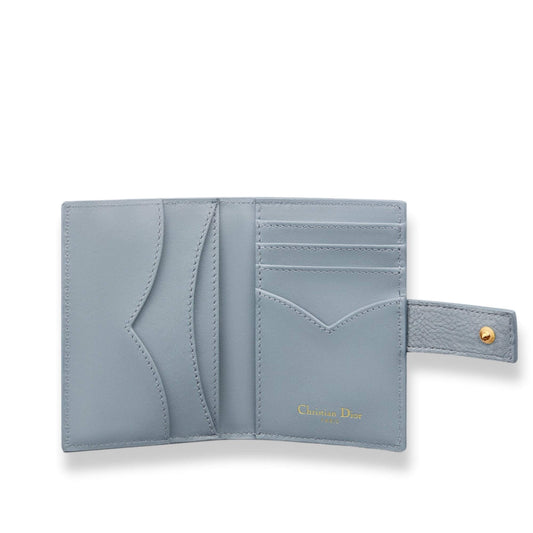 DIOR BLUE VERTICAL CARO WALLET